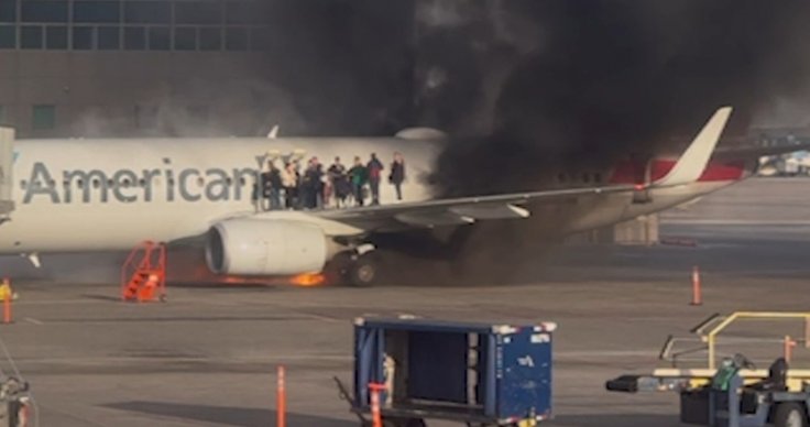 American Airlines Fire