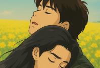 DDLJ in Ghibli art DDLJ in Ghibli art