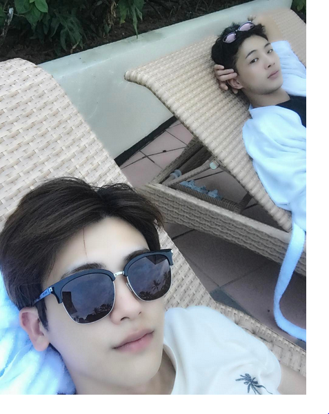 Park Hyung Sik and Ji Soo Park Hyung Sik and Ji Soo
