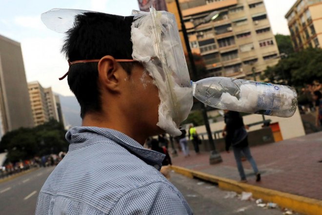 Protests against Venezuela's President Maduro