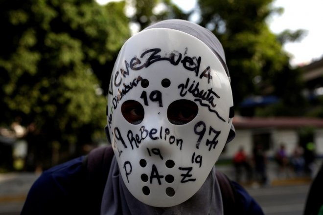 Protests against Venezuela's President Maduro