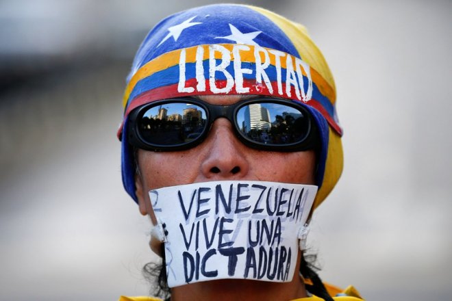 Protests against Venezuela's President Maduro