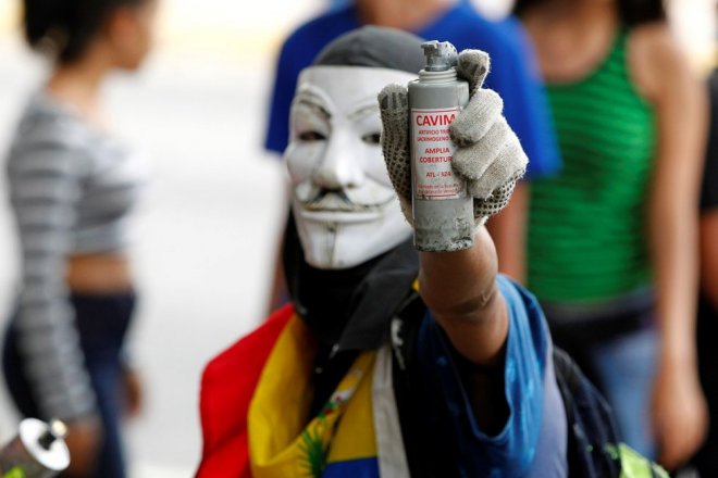 Protests against Venezuela's President Maduro