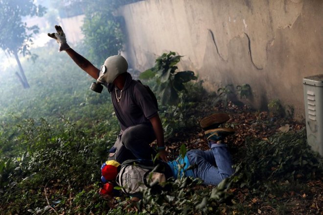 Protests against Venezuela's President Maduro