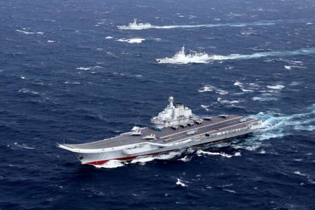 Chinese navy sails through Miyako Strait, conducts more drills in Western Pacific