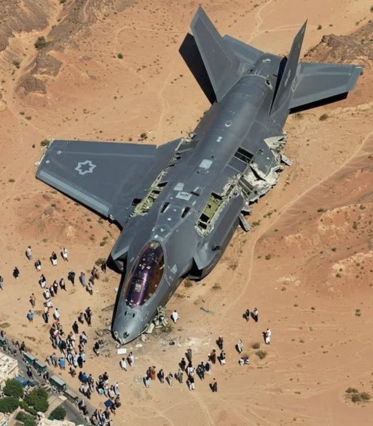 Israel F35 fake image