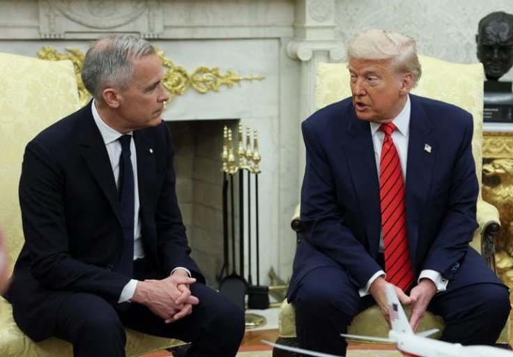 Trump and Carney Trump and Carney