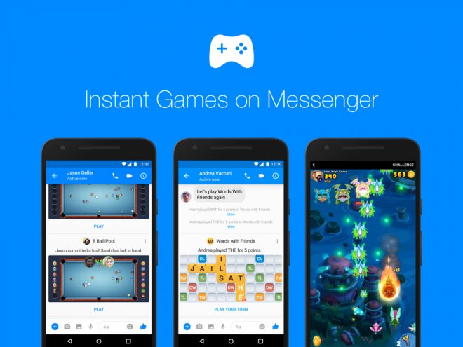 Instant Games on Facebook Messenger