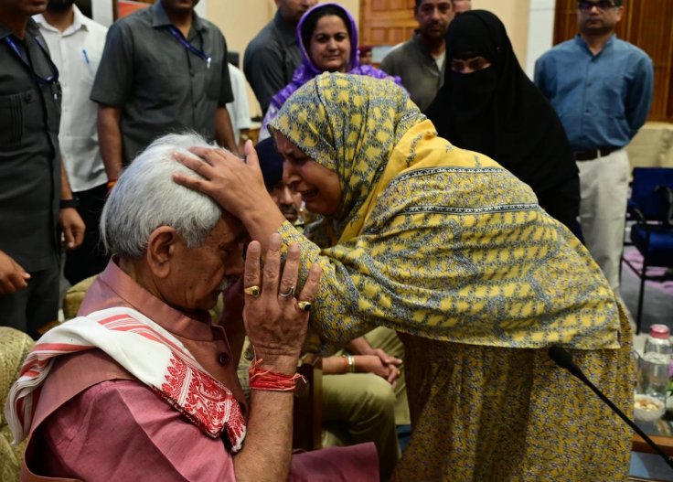 J&K LG Manoj Sinha distributes appointment letters to the next of kin of terrorism victims