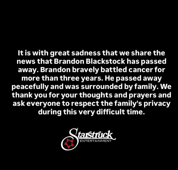 Brandon Blackstock