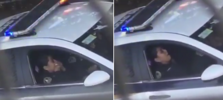 Mexico City police officers caught in theact