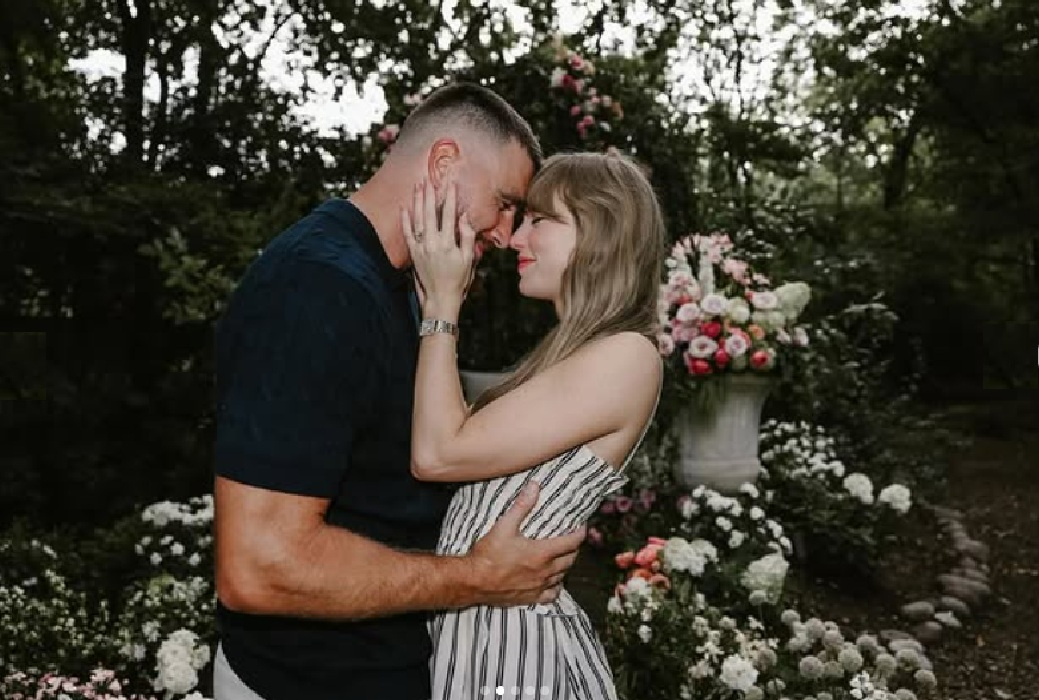 Taylor Swift and Travis Kelce