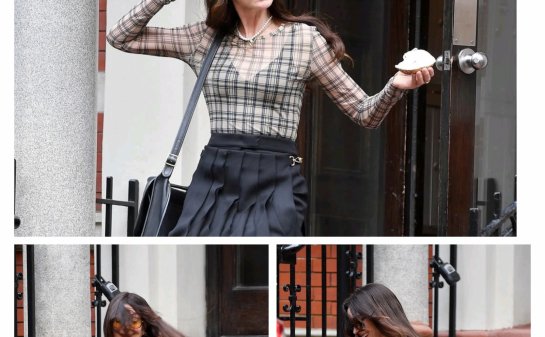 Anne Hathaway Tumbles Over Steps While Filming The Devil Wears Prada Sequel Anne Hathaway Tumbles Over Steps While Filming The Devil Wears Prada Sequel