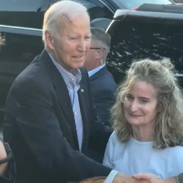 Biden head cut