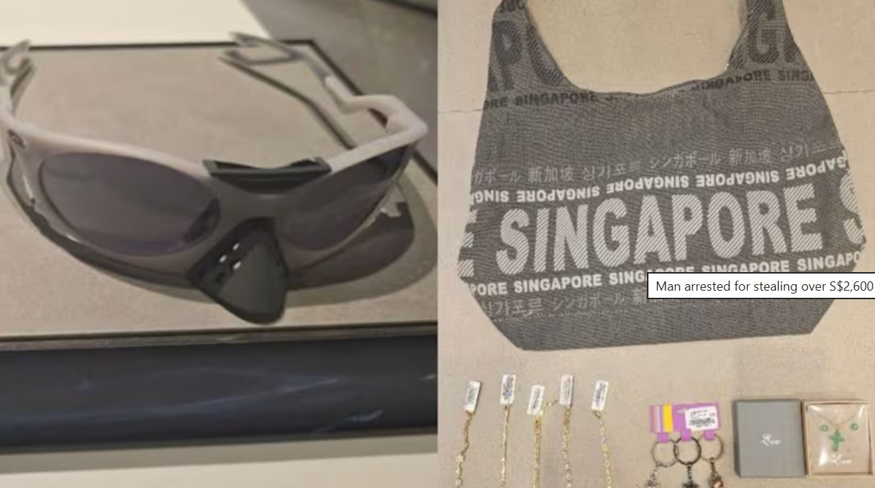 Man Arrested for Stealing Items Worth Over S,600 at Singapore’s Changi Airport Man Arrested for Stealing Items Worth Over S,600 at Singapore’s Changi Airport