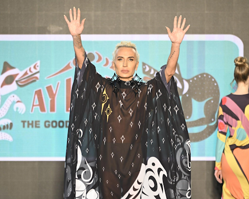 Genderless Advocate Elton Ilirjani Shines in Ay Lelum's Emotional 'Bright Stars' Collection at Paris Fashion Week