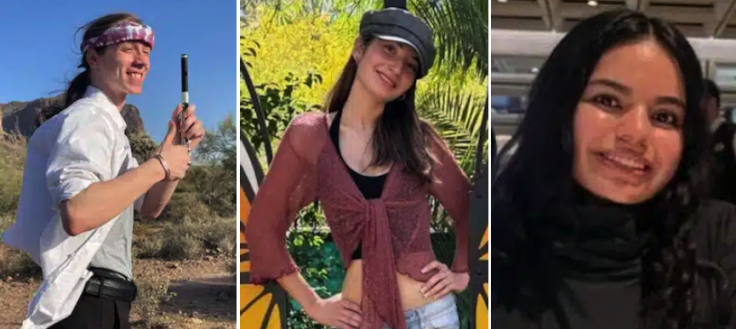 Josiah Santos, Sophia Troetel and Katya Rosaura Castillo Mendoza