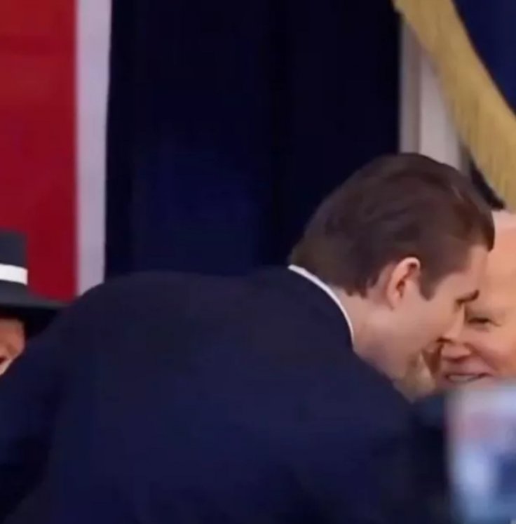 Barron Trump Biden handshake Barron Trump Biden handshake