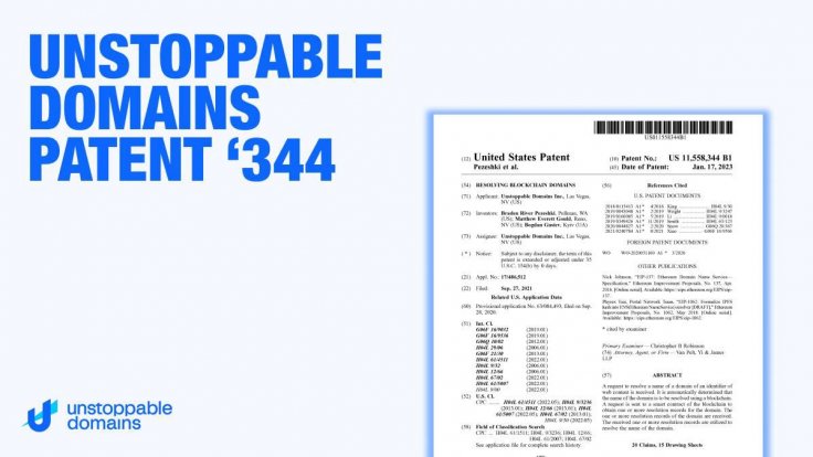 Unstoppable Domains' Blockchain Domain Patent Upheld: A Year Later, Impact Continues Unstoppable Domains' Blockchain Domain Patent Upheld: A Year Later, Impact Continues