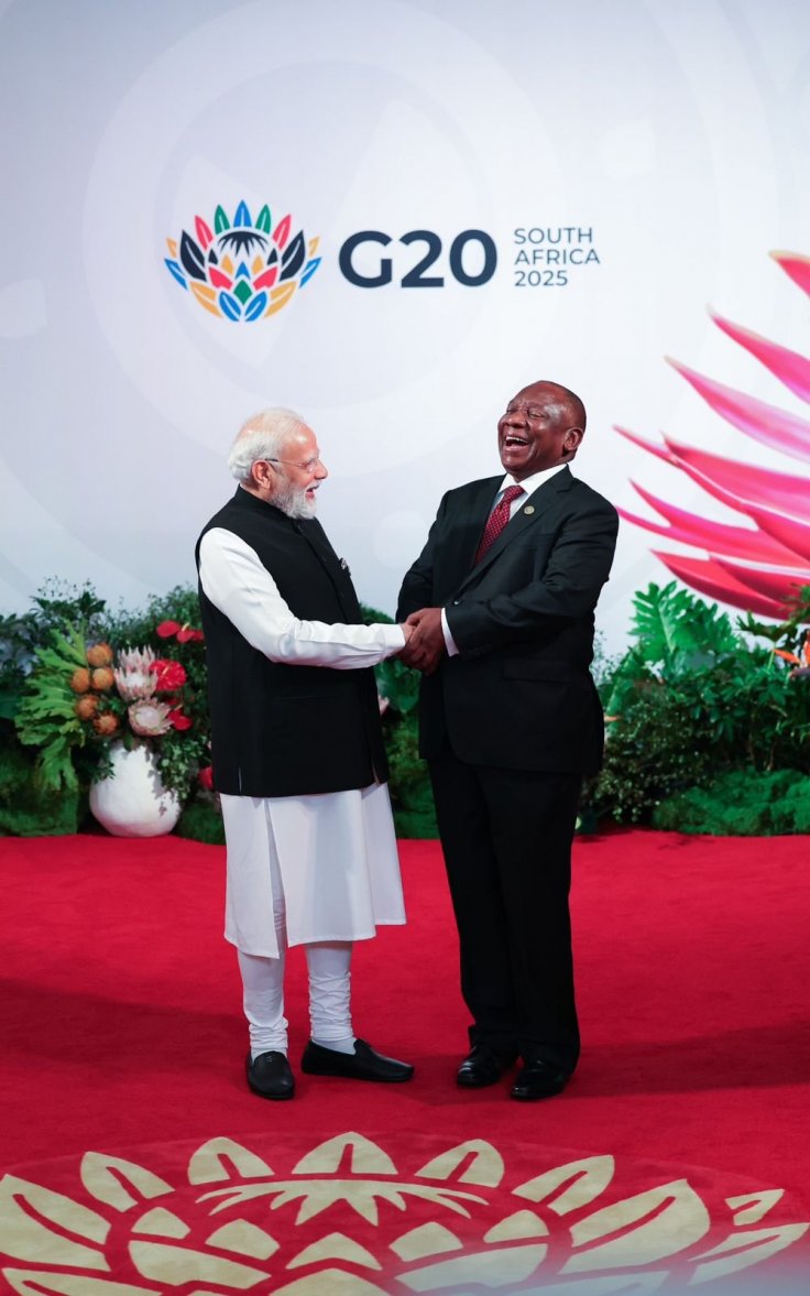 India’s PM Narendra Modi at G20 South Africa 2025 India’s PM Narendra Modi at G20 South Africa 2025