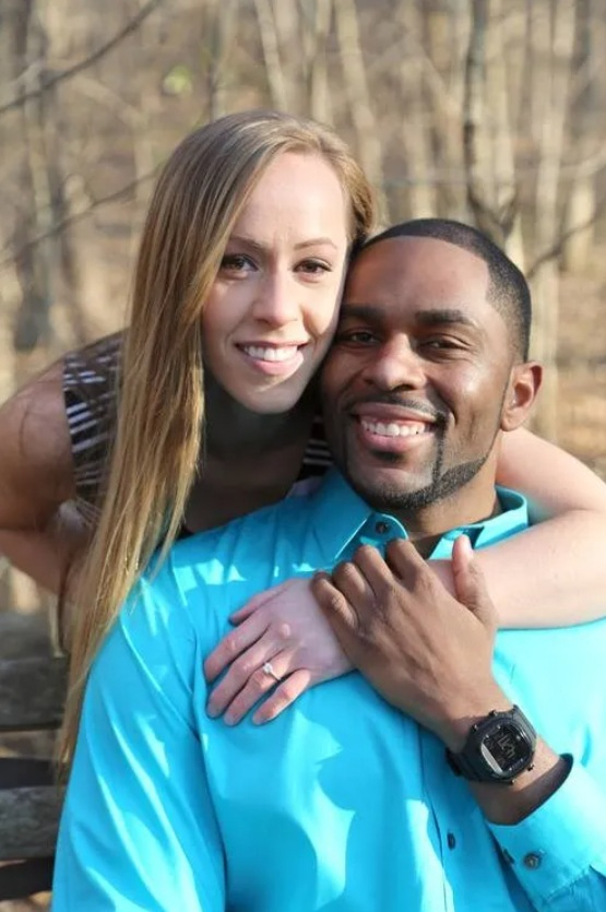 Sherrone Moore with Kelli Sherrone Moore with Kelli