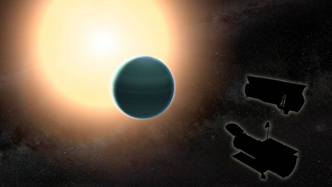 NASA Study Finds Unexpectedly Primitive Atmosphere Around 'Warm Neptune' NASA Study Finds Unexpectedly Primitive Atmosphere Around 'Warm Neptune'