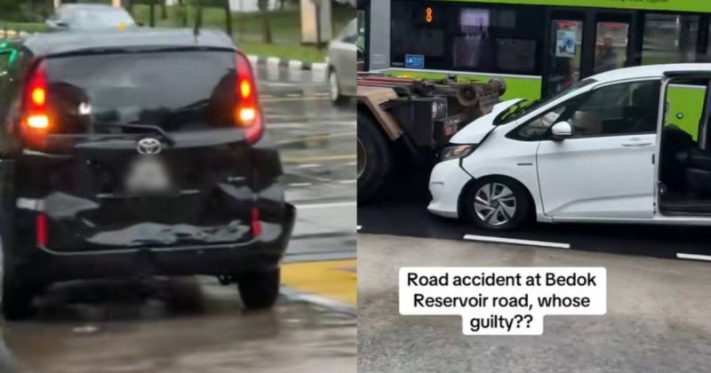 Singapore: 2 Women Rushed to Hospital Following 5-Vehicle Crash in Bedok Singapore: 2 Women Rushed to Hospital Following 5-Vehicle Crash in Bedok
