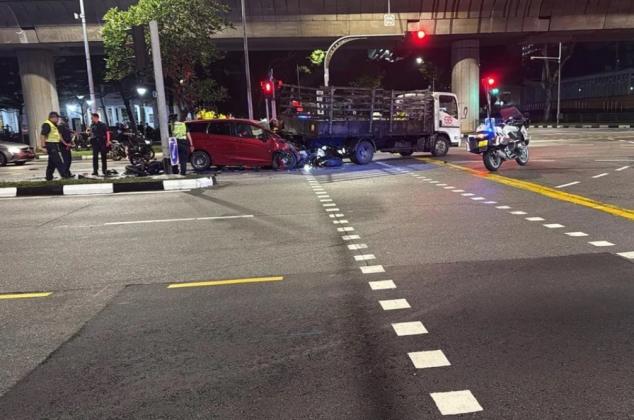 Singapore: Driver, 38, Arrested After Fatal Yishun Multi-Vehicle Crash Kills 20-Year-Old Motorcyclist