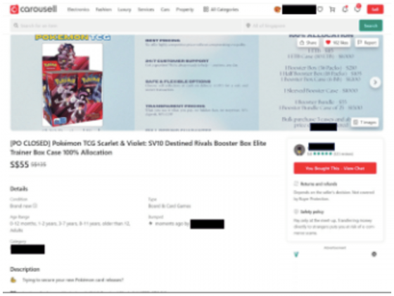 Singapore Police Warn of Pokémon Trading Card Pre-Order Scams Ahead of 2026 Set Launch