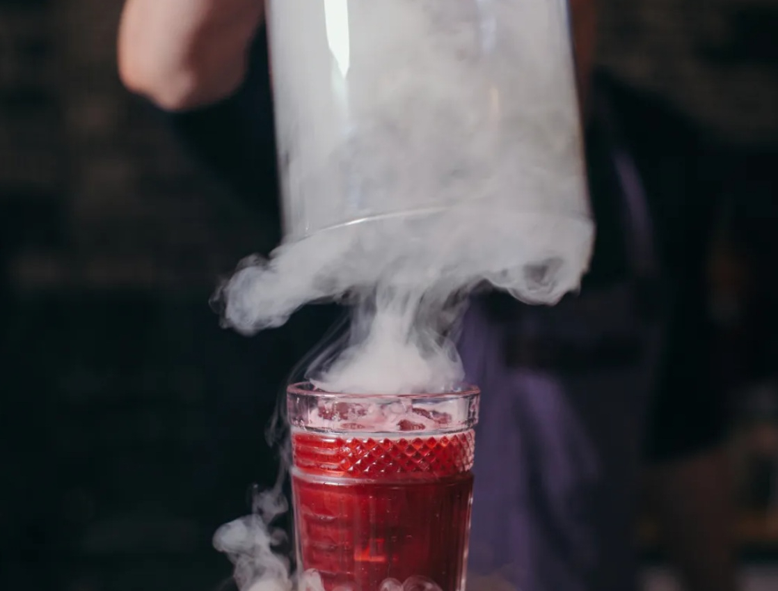 Liquid nitrogen cocktail