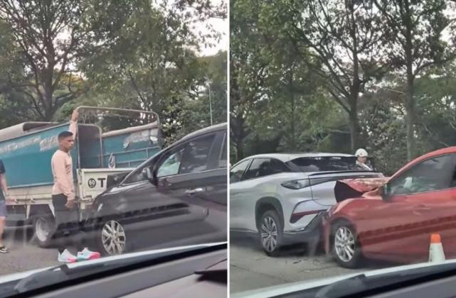 Singapore: 4 People, Including 2 Children, Rushed to Hospital After Multi-Vehicle Crash on AYE