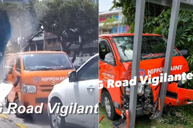 65-Year-Old Van Driver Assisting Police After Series of Crashes Across Central Singapore