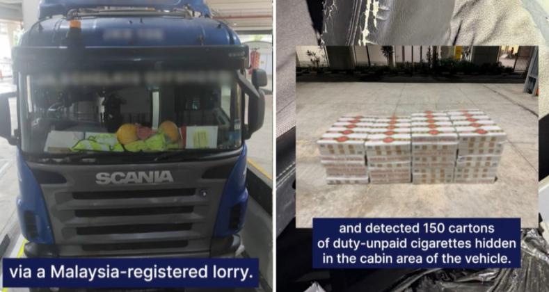 Singapore: 30-Year-Old Malaysian Man Arrested at Tuas Checkpoint for Attempted Duty-Unpaid Cigarette Smuggling