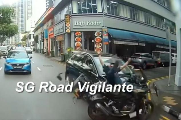 Singapore: 37-Year-Old Motorcyclist Rushed to Hospital After Collision with Car Along Lavender Street