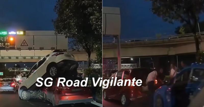 Singapore: 4 People Hospitalised After Multi-Vehicle Crash Along Central Expressway