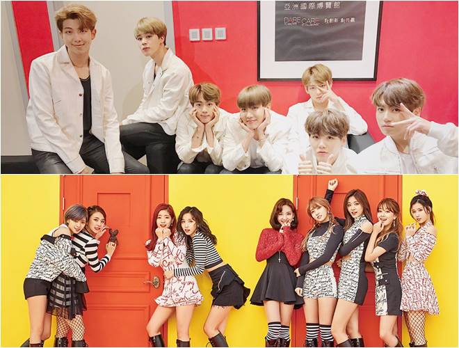 BTS, TWICE top brand reputation index for May BTS, TWICE top brand reputation index for May