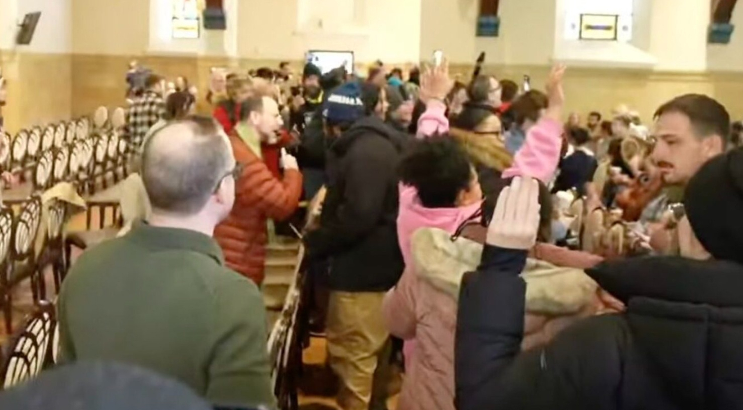 Minnesota church protest