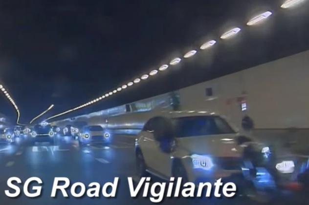 Singapore: 35-Year-Old Motorcyclist Hospitalized After Collision with Car Along KPE