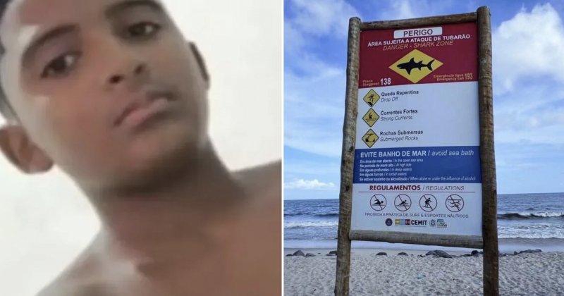 Teen Dies in Shark Attack After Predator ‘Ate Almost His Entire Leg’ While Swimming Near Popular Tourist Beach in Brazil Teen Dies in Shark Attack After Predator ‘Ate Almost His Entire Leg’ While Swimming Near Popular Tourist Beach in Brazil