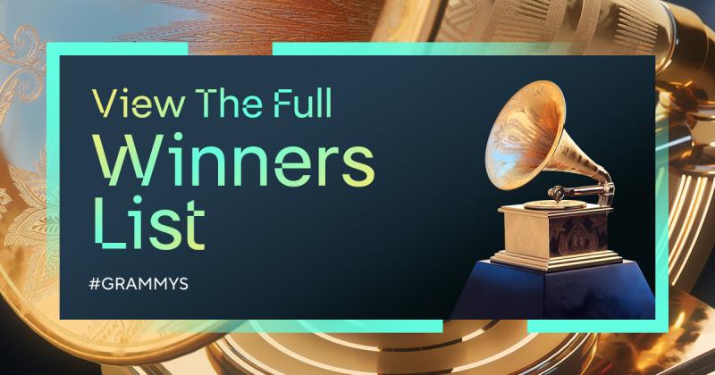 Grammy Awards 2026 Complete Winners List