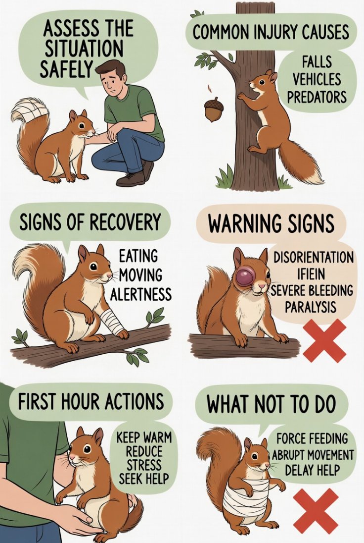 Found an Injured Squirrel? How to Care for It Safely, What to Avoid, When to Get Help