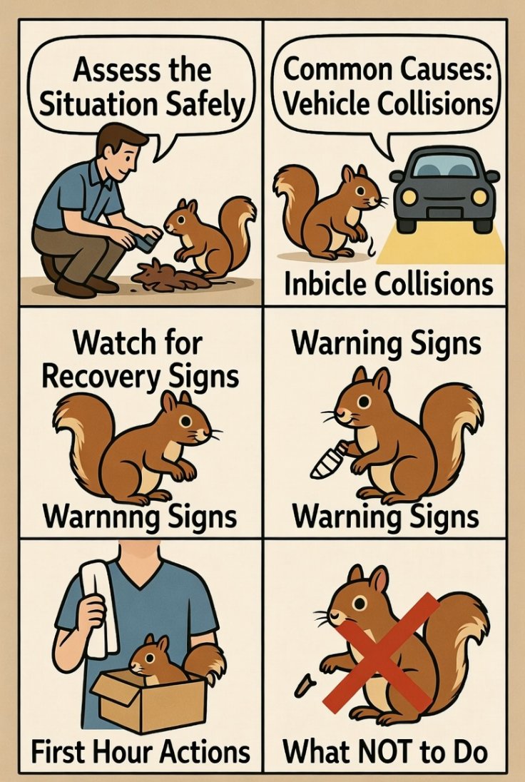 Found an Injured Squirrel? How to Care for It Safely, What to Avoid, When to Get Help