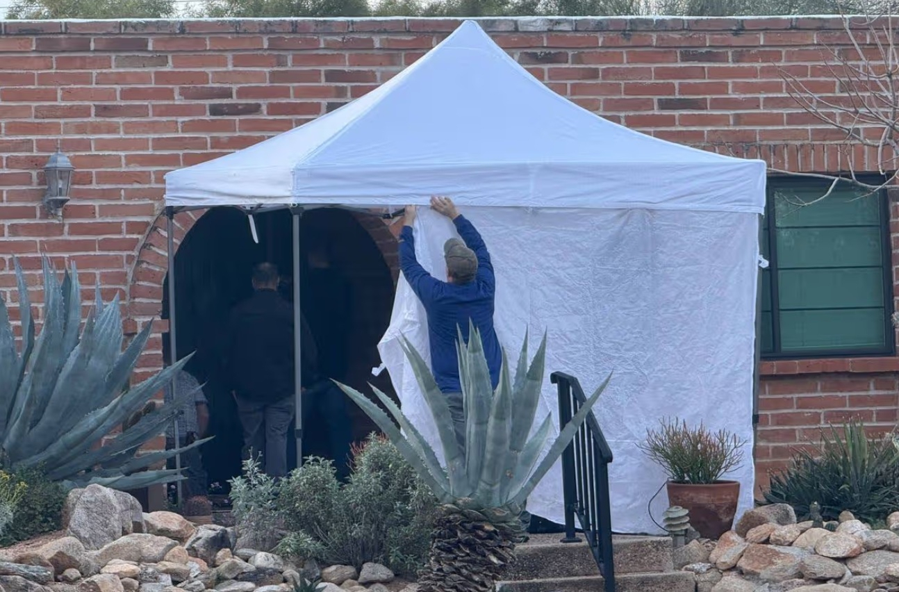 Nancy Guthrie white tent