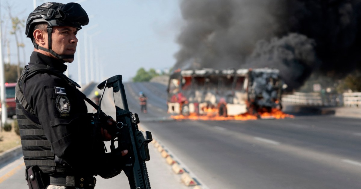 Mexican security forces operate in Jalisco