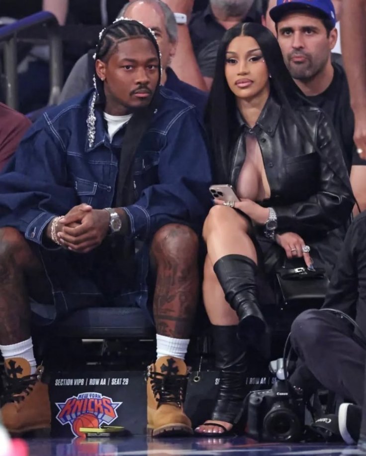 Stefon Diggs and Cardi B