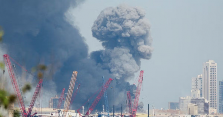 Explosions. Explosions.