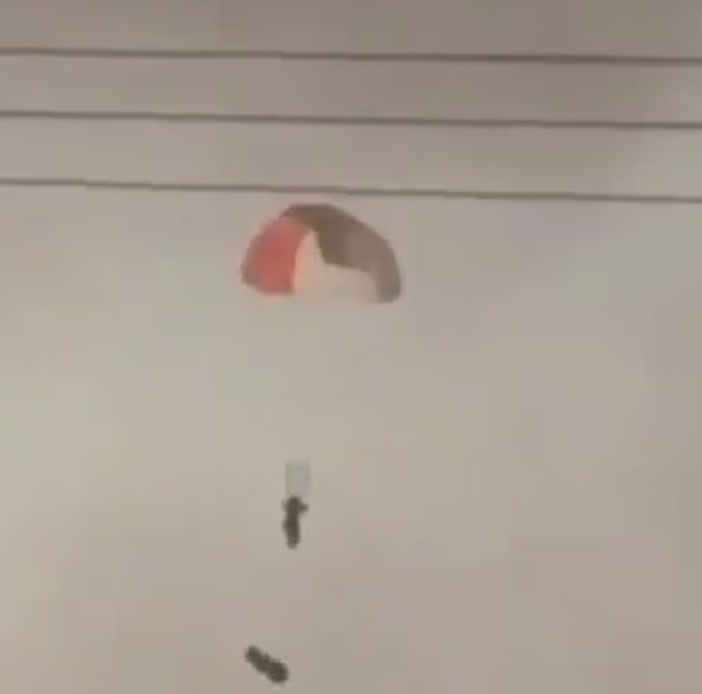 Pilot ejecting Pilot ejecting