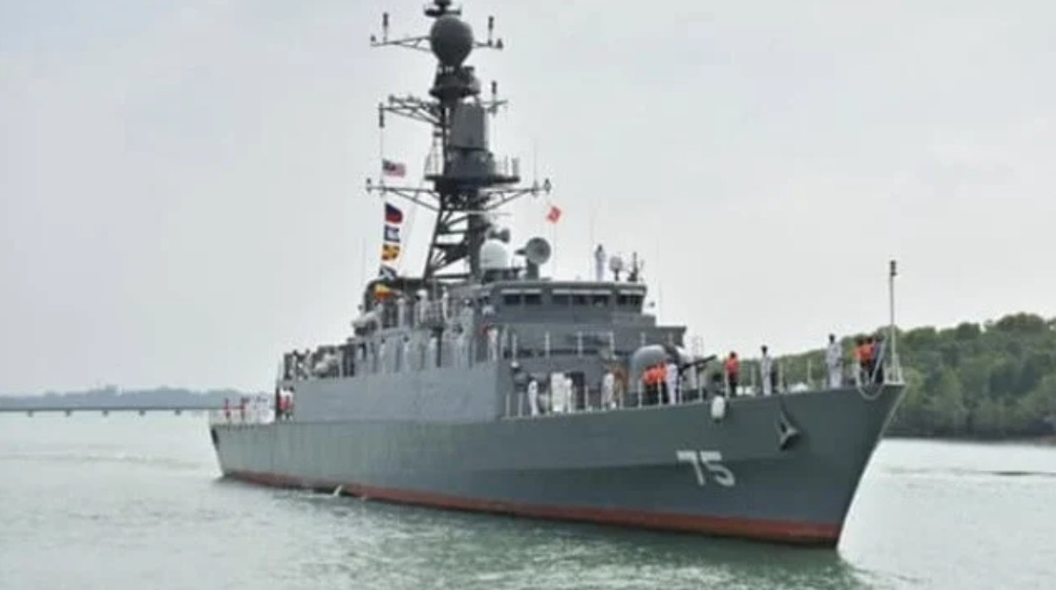 Iran warship sunk