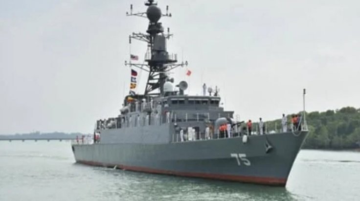 Iran warship sunk