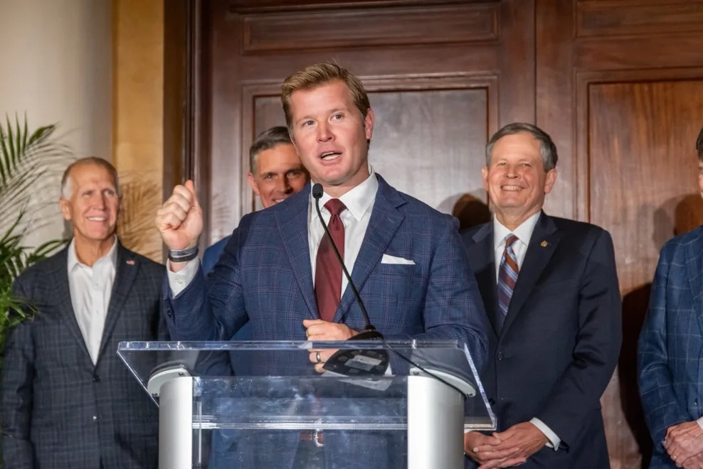 Montana Senator Tim Sheehy.